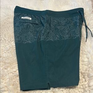 Men’s Fair Harbor Forest Green Boardshort